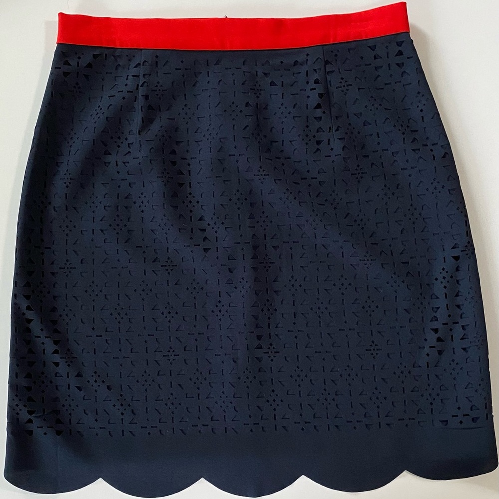 Pixley Stacey Scallop Hem Cut Out Detail Skirt - NWT - Size M